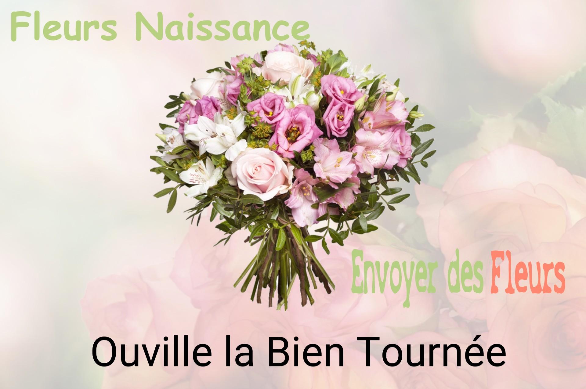 Bouquet de fleurs de naissance livré à Ouville-la-Bien-Tournée